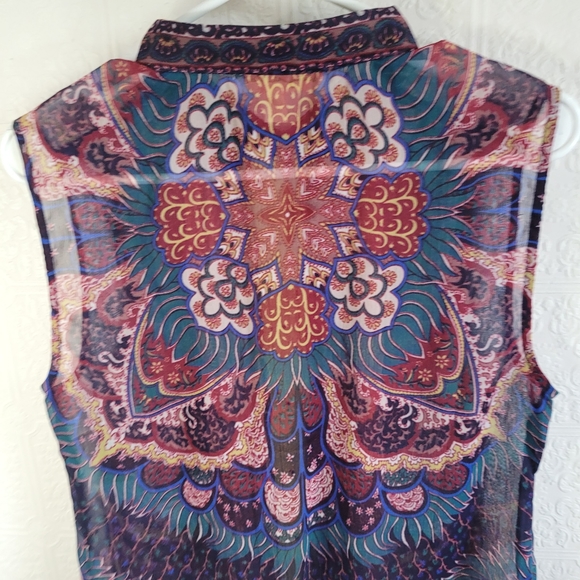 Staring at stars Anthro sheer blouse - Picture 6 of 8